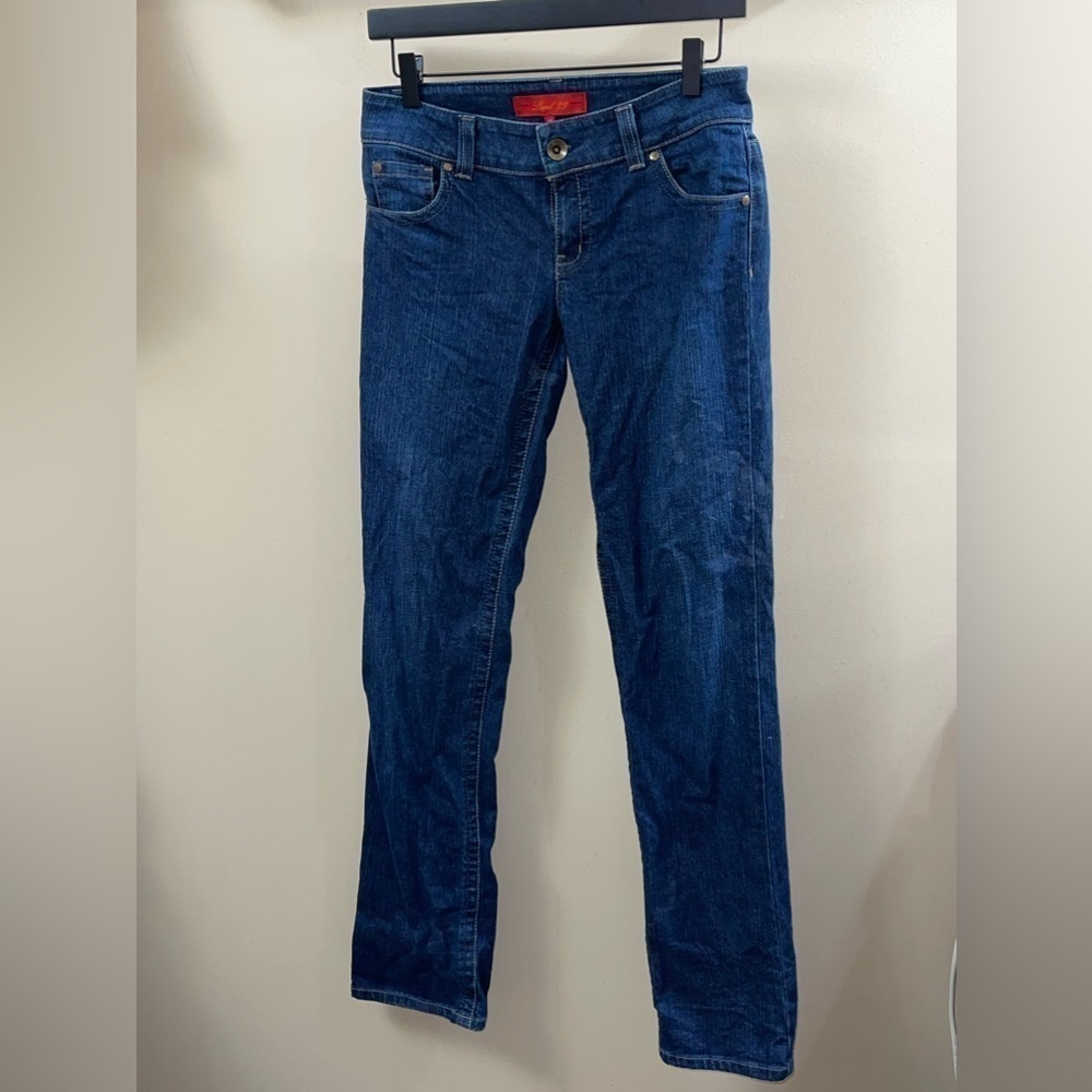 LEVEL 99 Dark Rinse Straight Leg Jeans Size 26